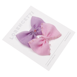 "Violet Seawaves: Mini Bows: