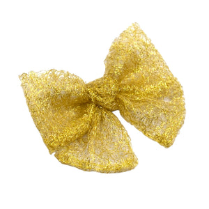 "You're so Golden: Sheer Mixie Bow"