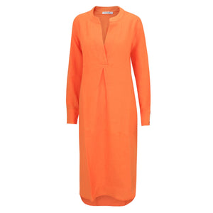 "Summer Linen Naranja: Kaftan de Lino"