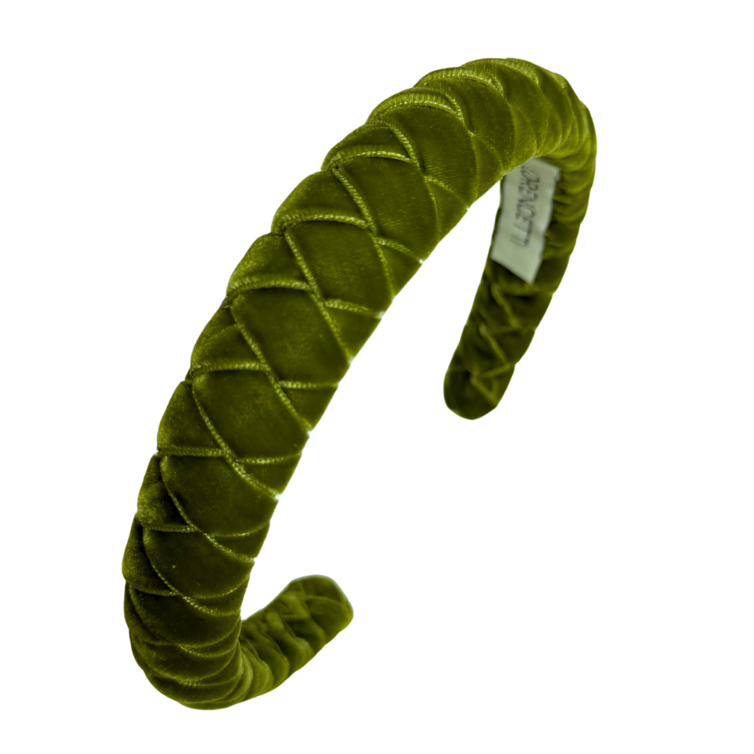 "Trellis Headband: Olive"
