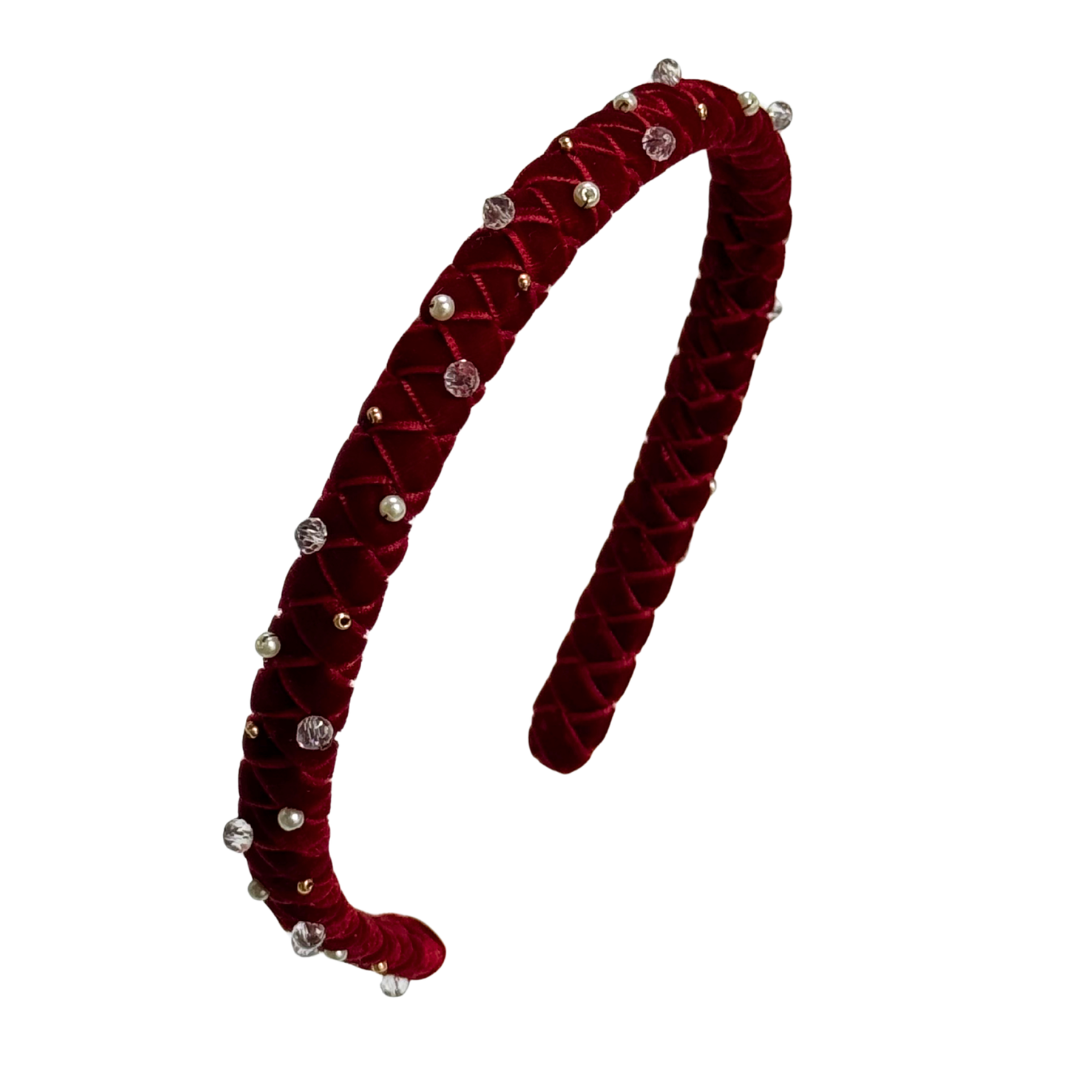 "Trellis Mini: Burgundy"