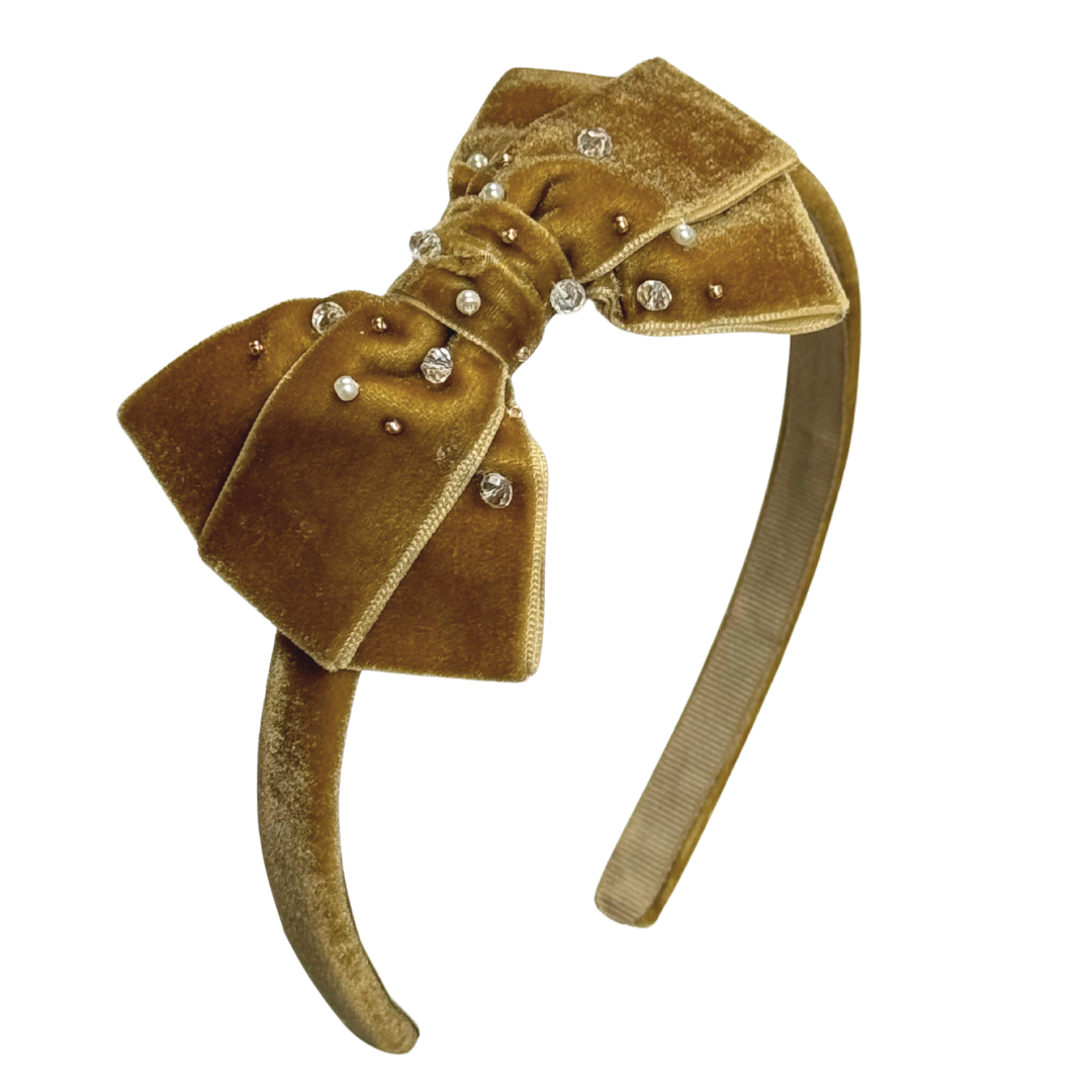 "Cintillo Bijou: Camel"