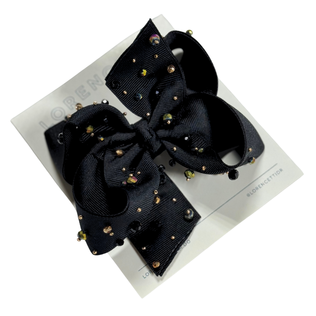 "Gros Crystal Mini: Negro"