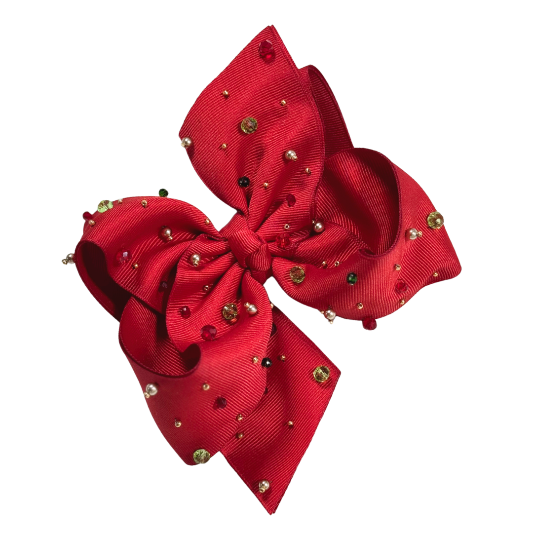"Gros Crystal: Christmas Red"