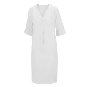 "Alba Summer Linen: Vestido de Lino"