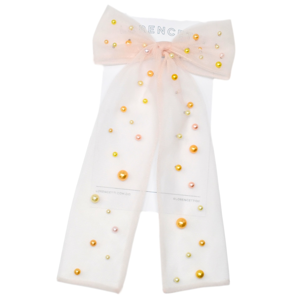 "Citrus Love: Tulle Coquette Bow"