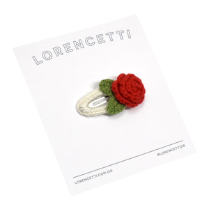 "Crochet: Red Rose"