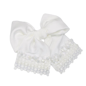 "White Bliss Bow: Mini"