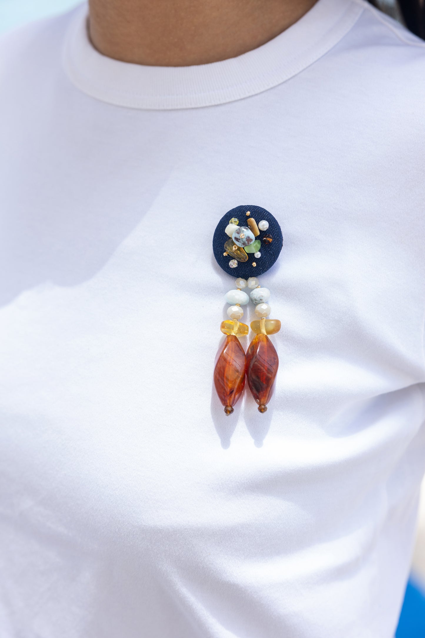 "Aurora Caribe: Deluxe Brooch"
