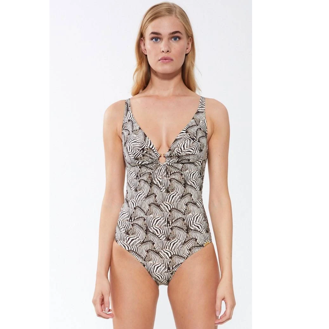 "Wild Zebra: Traje de Baño"