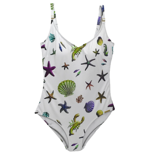 "Caribbean Breeze WHITE: Traje de Baño"