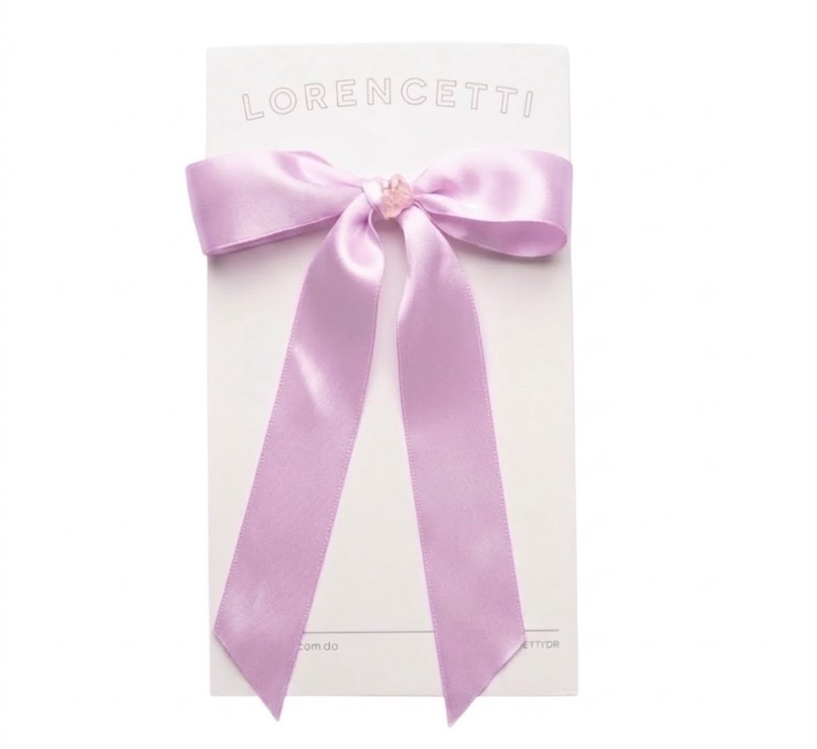 "Lazo Satin Bow (Lilac)"