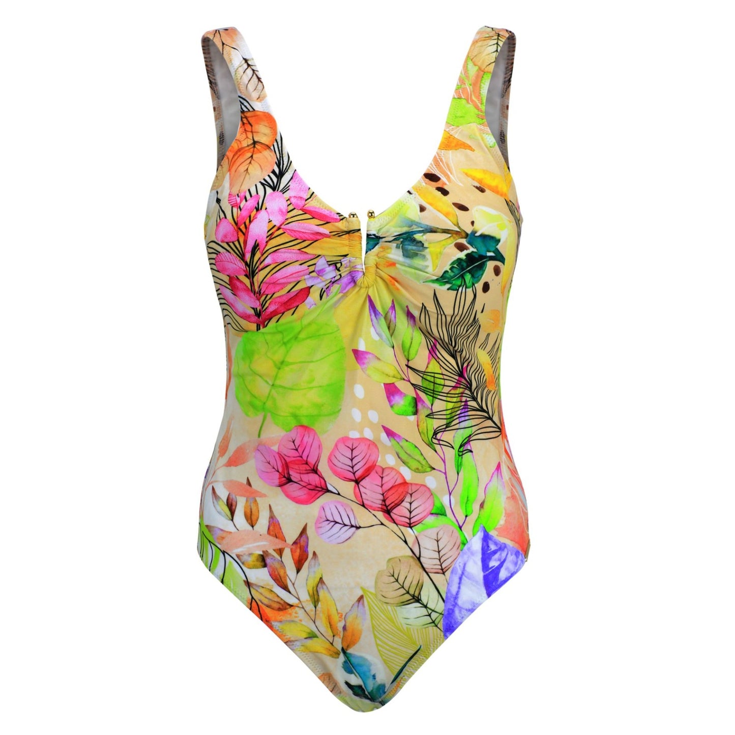 "Sicilia Sun: Traje de Baño Bandeau"