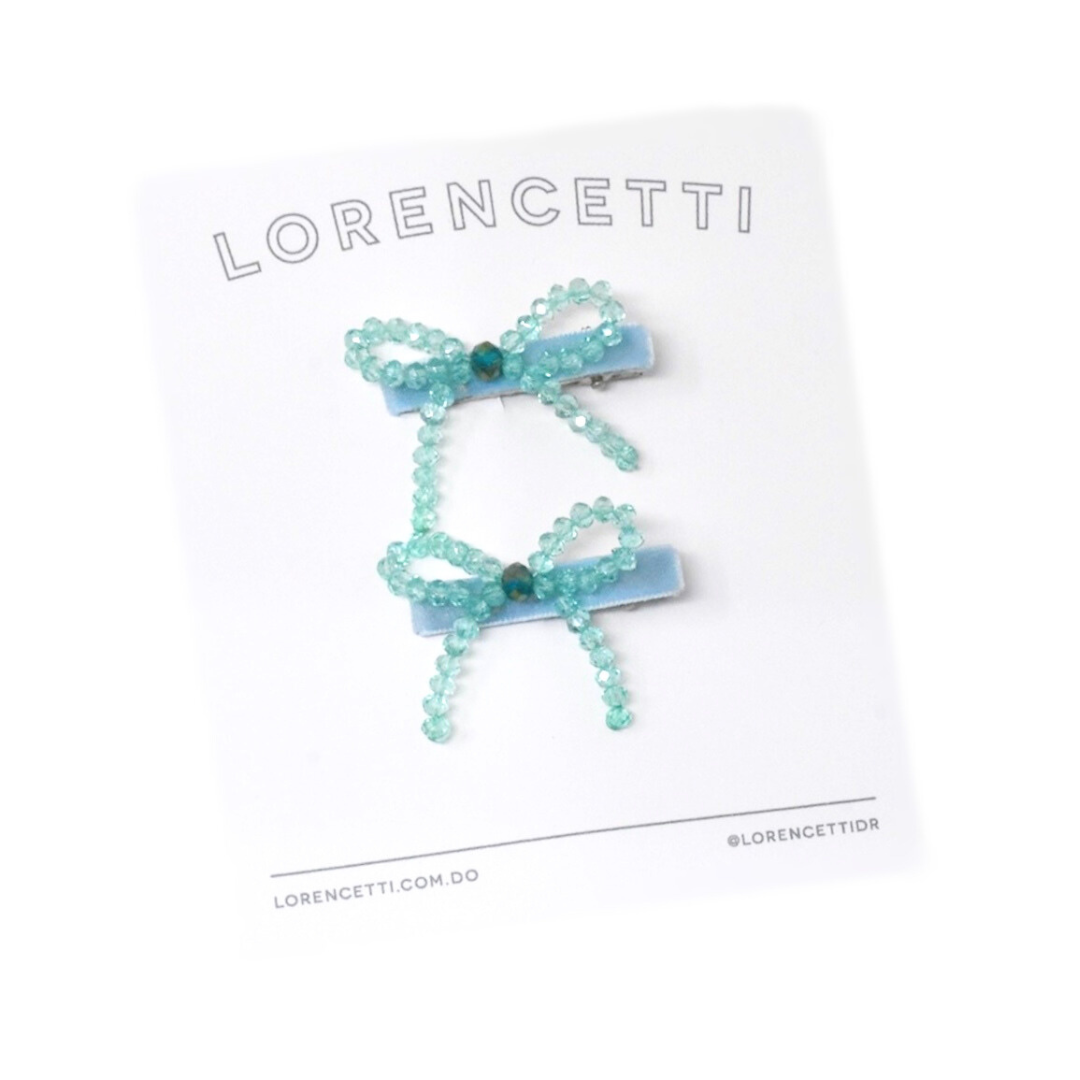 "Tokyo Hairclips: Bright Blue"