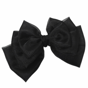 "Christmas Party Bow: BLACK"