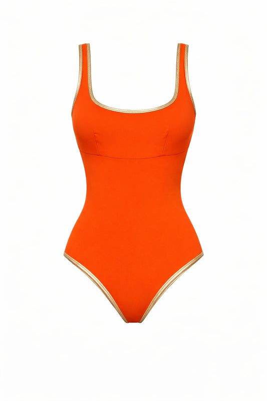 Golden Sea: Traje de Baño Coral