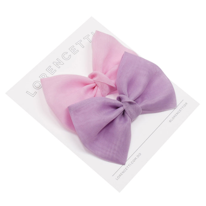 „Violet Seawaves: Mini Bows Plain“