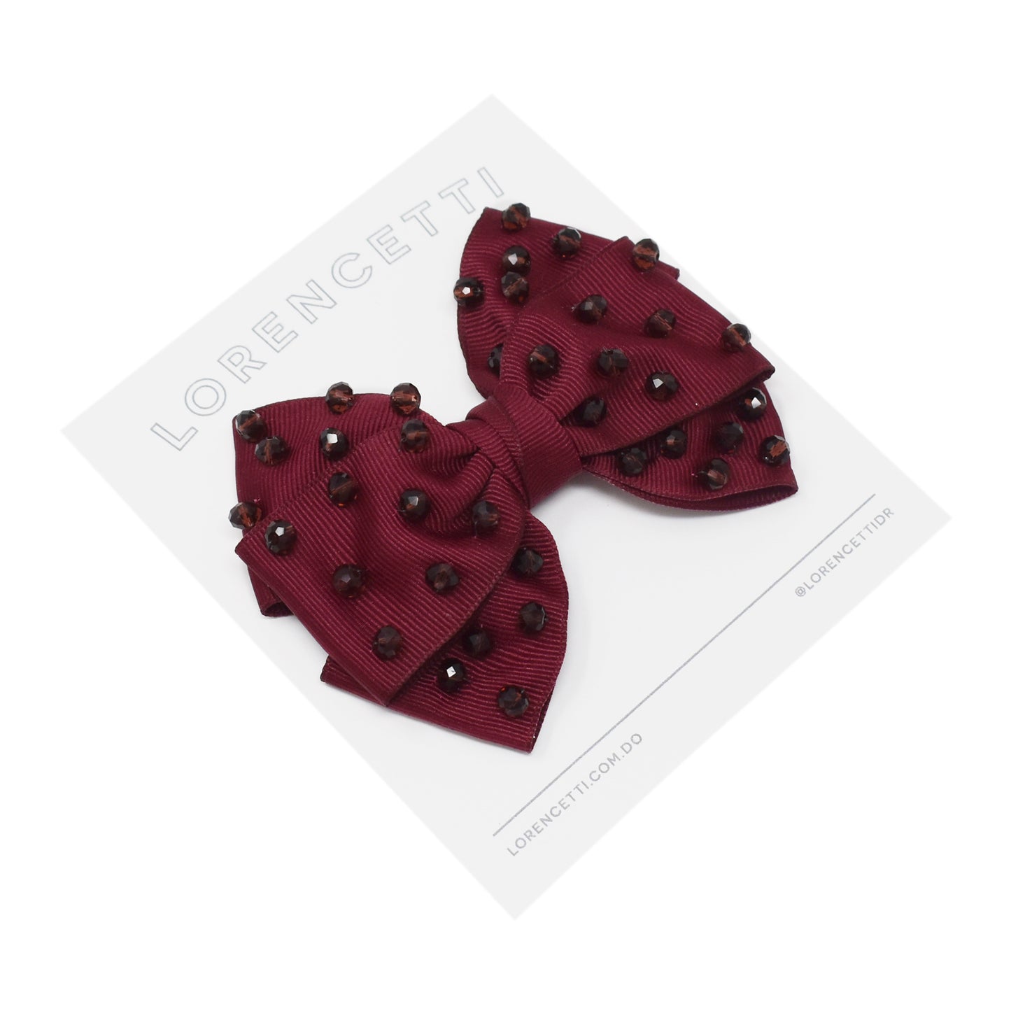 "Chica del Can: Burgundy"
