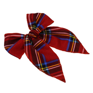 "Holiday Victory Bow: Plaid"