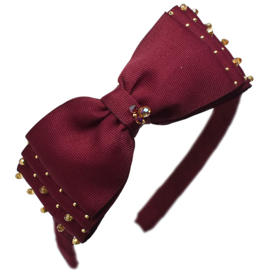 "Triple Power Glam: Burgundy"