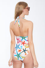 Cargar imagen en el visor de la galería, &quot;Seashell Bay: Traje de Baño Halter&quot;