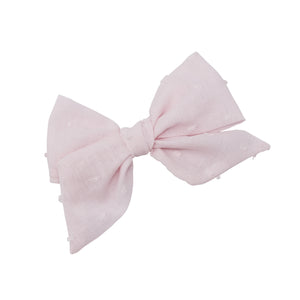"Pixie Bow: Pale Pink"