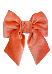 “Velvet Bow: Coral”