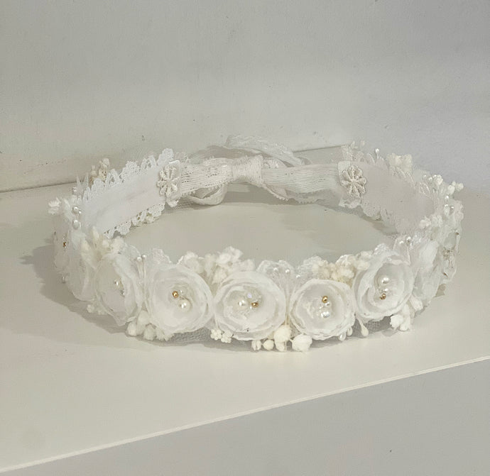 “Organdy Crown: Ivory”